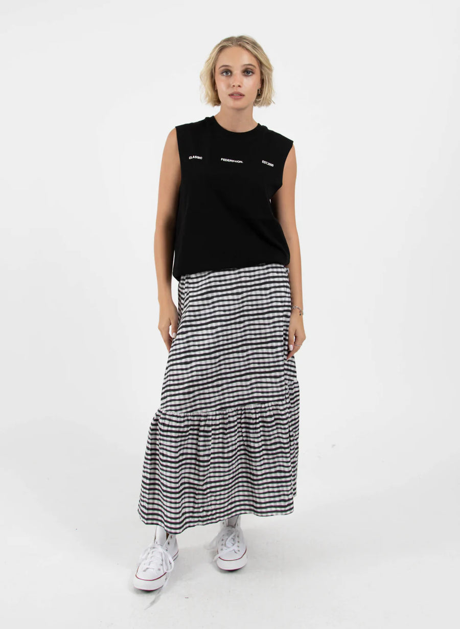 FEDERATION LEVEL SKIRT - BLACK - WILDROSE