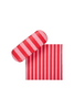 GLASSES CASE - RED STRIPE - WILDROSE