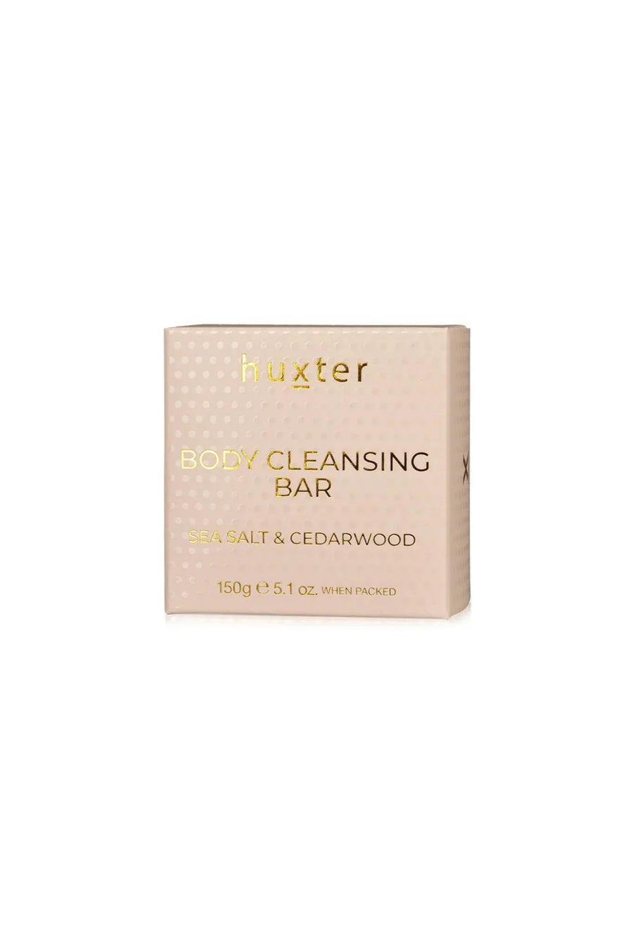 HUXTER BODY CLEANSING BAR - SEA SALT & CEDARWOOD - WILDROSE