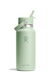 HYDRO FLASK 32OZ WIDE FLEX STRAW CAP - ALOE - WILDROSE