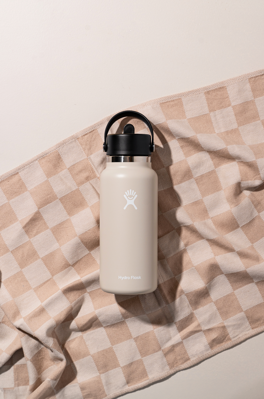HYDRO FLASK WIDE MOUTH STRAW CAP 32OZ (946ML) - OAT - WILDROSE