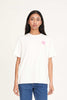 HUFFER CLASSIC TEE 170/FLOWERBOMB - CHALK - WILDROSE