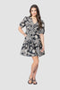 LEILA + LUCA SOHO DRESS - SAND FLOWER - WILDROSE