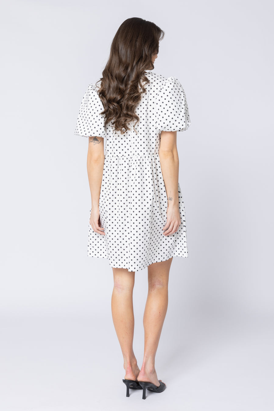 LEILA + LUCA BELLE BOW DRESS - COTTON SPOT - WILDROSE