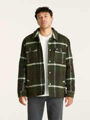 LEE TRADE JACKET - FOREST CHECK - WILDROSE