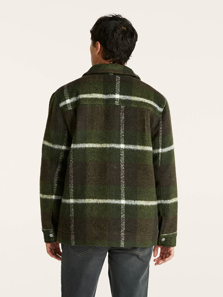 LEE TRADE JACKET - FOREST CHECK - WILDROSE