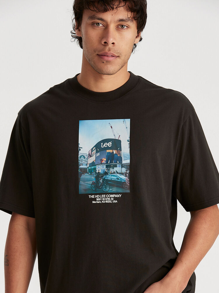 LEE BILLBOARDS BAGGY TEE - WILDROSE