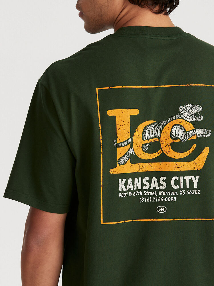 LEE KANSAS TIGERS BAGGY TEE - WILDROSE