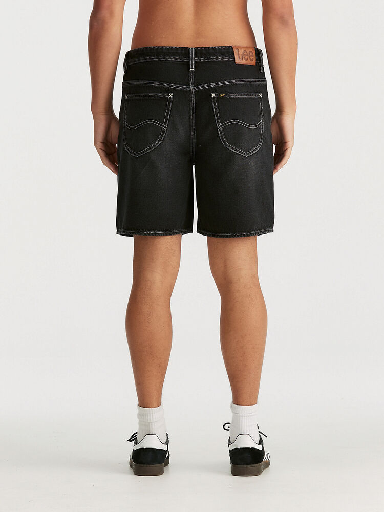 LEE L-FOUR BAGGY SHORT - TUNE BLACK - WILDROSE