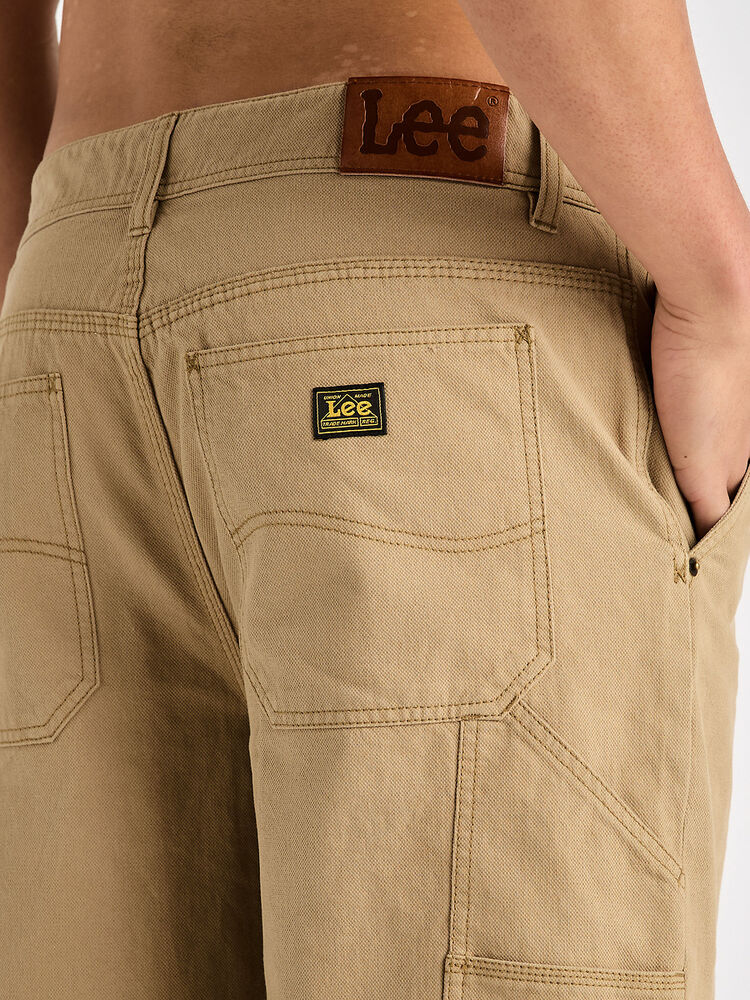 LEE L-FIVE BIGGIE WORKER SHORT - SANDSTONE - WILDROSE