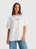 LEE CITYSCAPE BAGGY TEE - OPTIC WHITE - WILDROSE