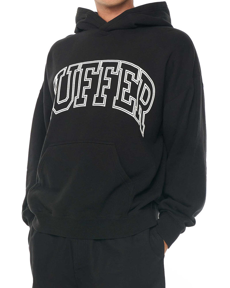 HUFFER BOX HOOD 350/LINED OUT - WASHED BLACK - WILDROSE