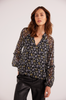 MINKPINK TAYLEE LONG SLEEVE BLOUSE - WILDROSE