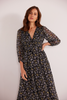 MINKPINK TAYLEE LONG SLEEVE MIDI DRESS - WILDROSE