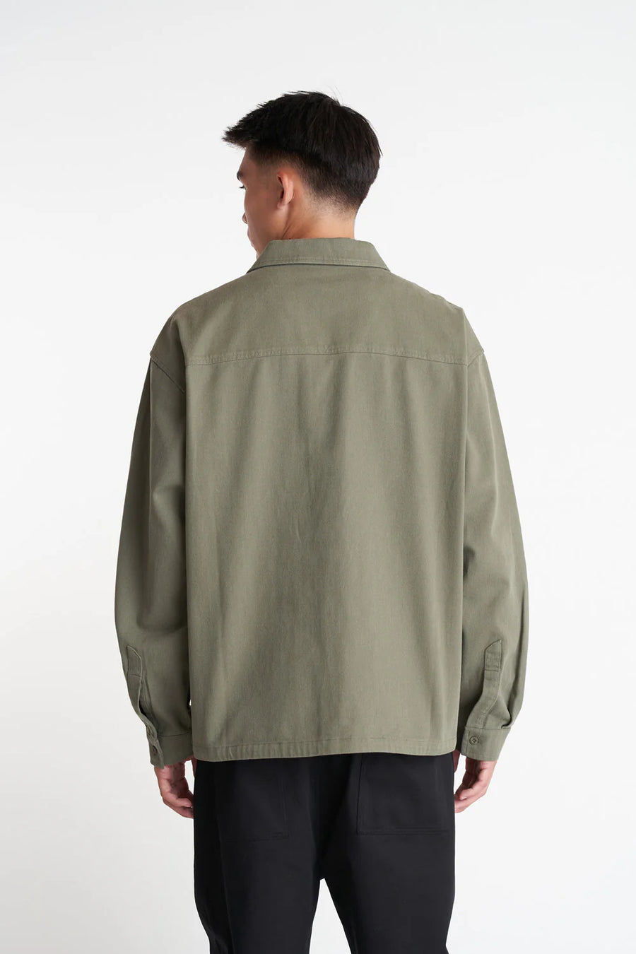 HUFFER DIVISION SHIRT - KHAKI - WILDROSE