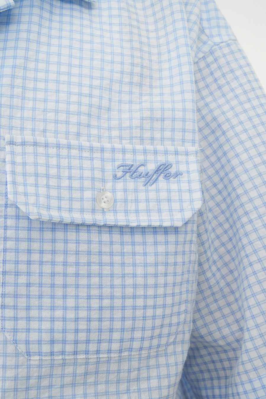 HUFFER CHECK COSTA SHIRT - Y2K BLUE