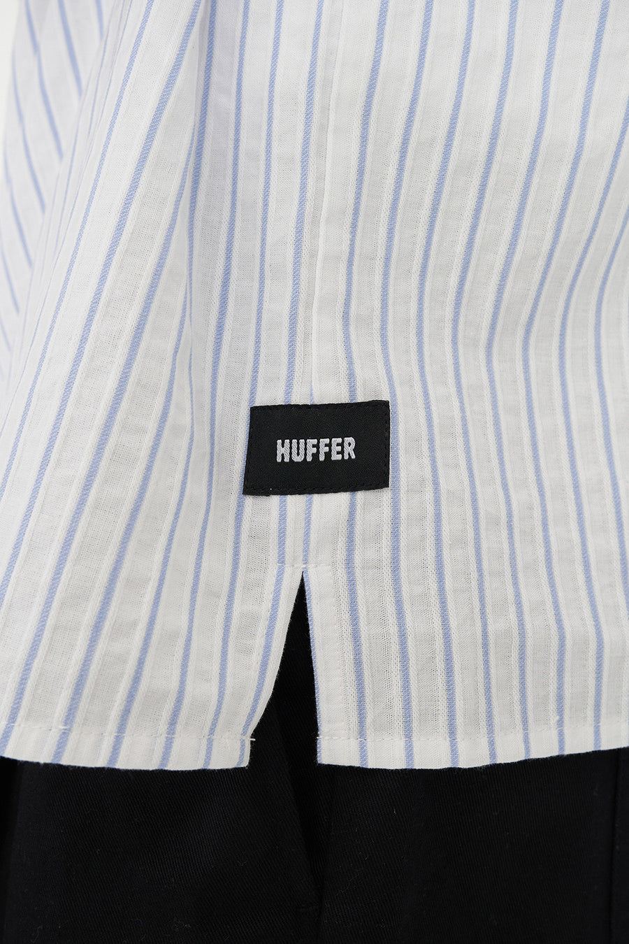 HUFFER SS OXFORD SHIRT - Y2K BLUE - WILDROSE