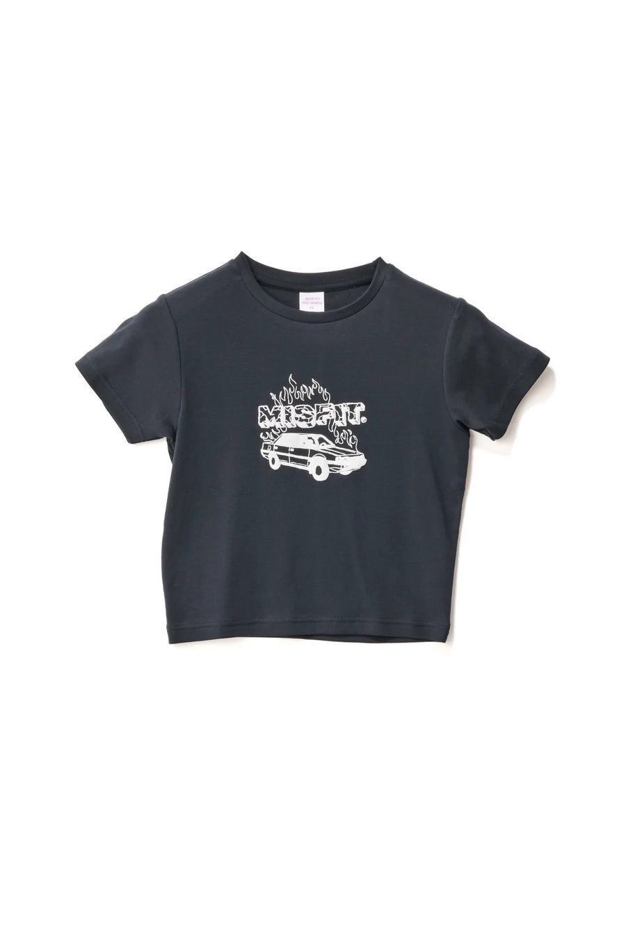 MISFIT FAST TYMES RIB TEE - THRIFT BLACK - WILDROSE