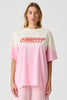 MISFIT GLORY SPORT OS TEE - PINK TIE DYE - WILDROSE