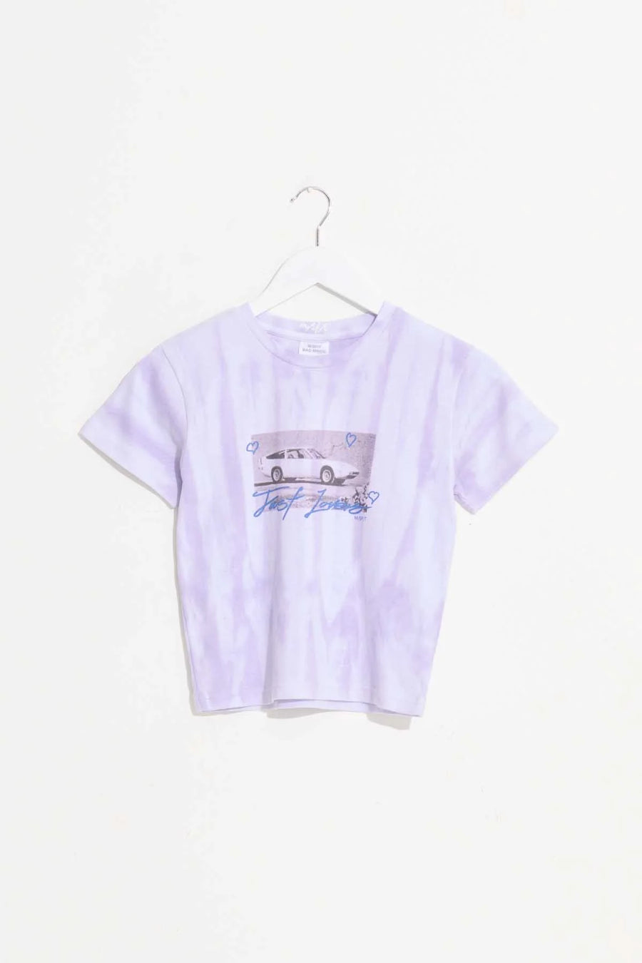 MISFIT FAST LOVING RIB TEE - TIE DYE - WILDROSE