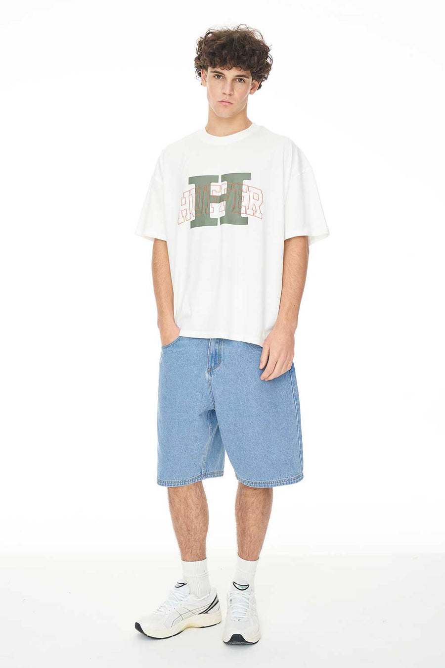 HUFFER BOX TEE 190/3BH - CHALK - WILDROSE