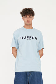 HUFFER MENS SUP TEE 190/TRIBUTE - Y2K BLUE - WILDROSE