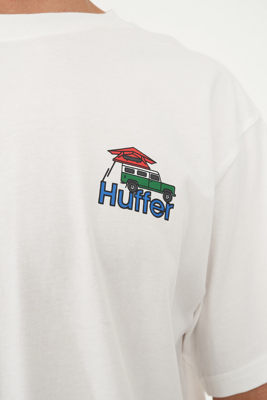 HUFFER SUP TEE 190/IN TENTS - CHALK - WILDROSE