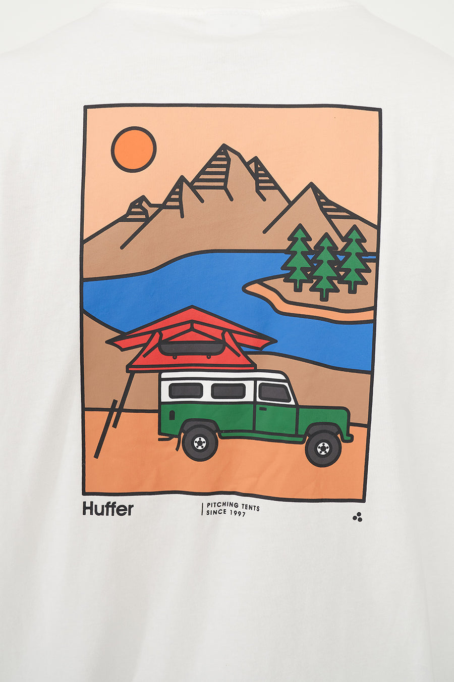 HUFFER SUP TEE 190/IN TENTS - CHALK - WILDROSE