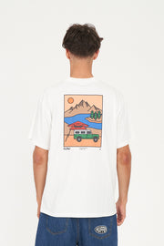 HUFFER SUP TEE 190/IN TENTS - CHALK - WILDROSE