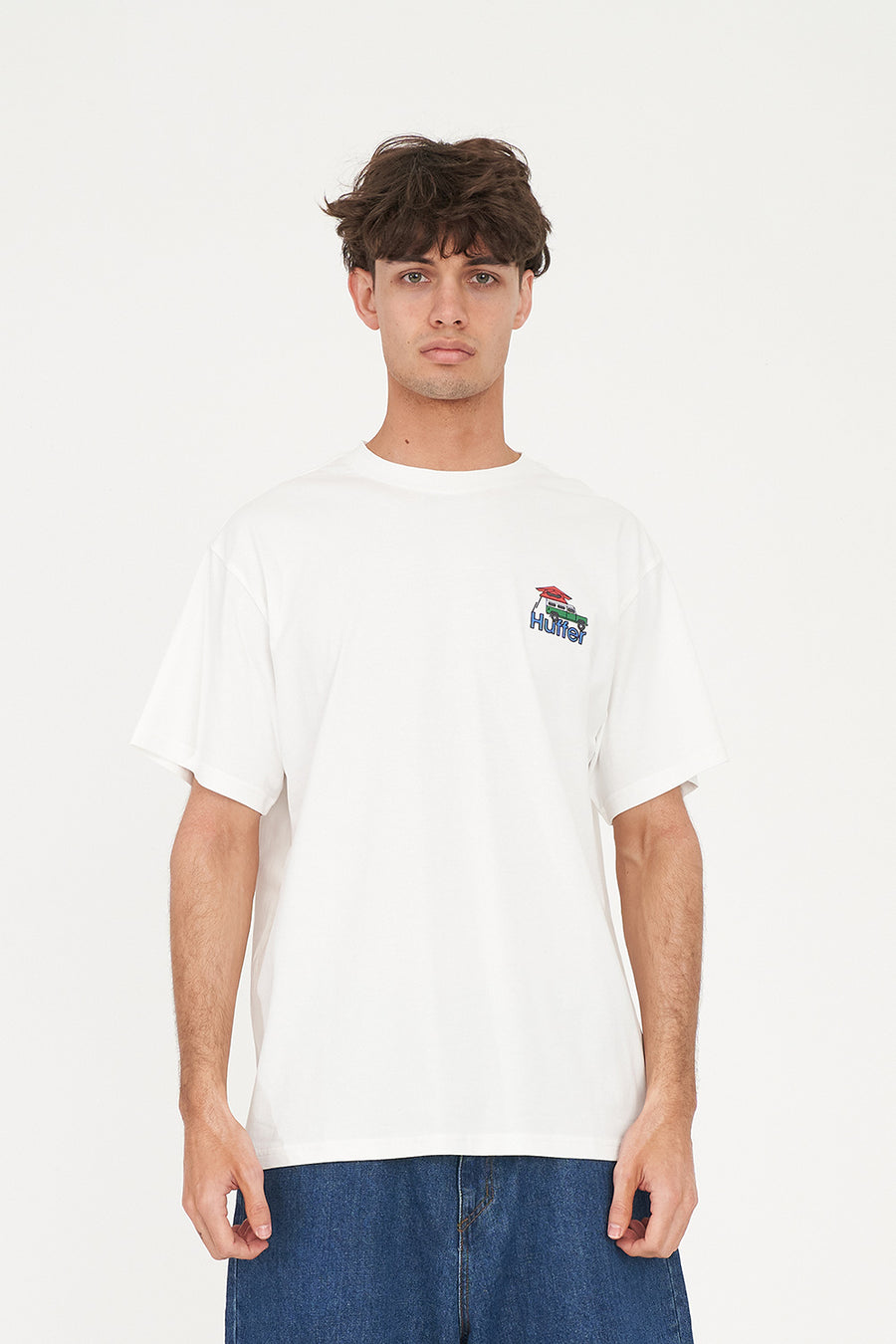 HUFFER SUP TEE 190/IN TENTS - CHALK - WILDROSE