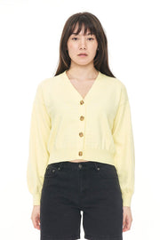 HUFFER BIBI KNIT CARDIGAN - LIMONCELLO - WILDROSE