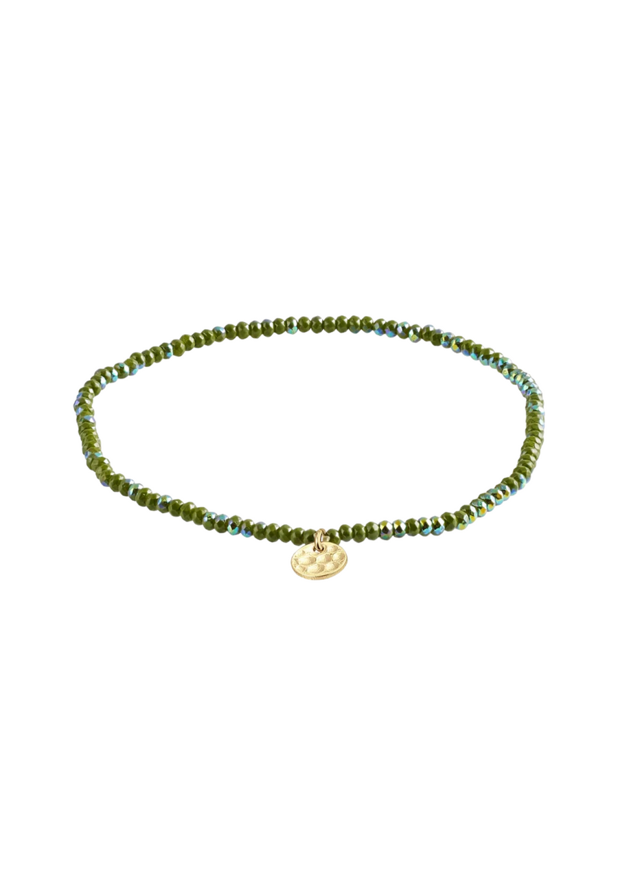 PILGRIM INDIE BRACELET - GREEN - WILDROSE 