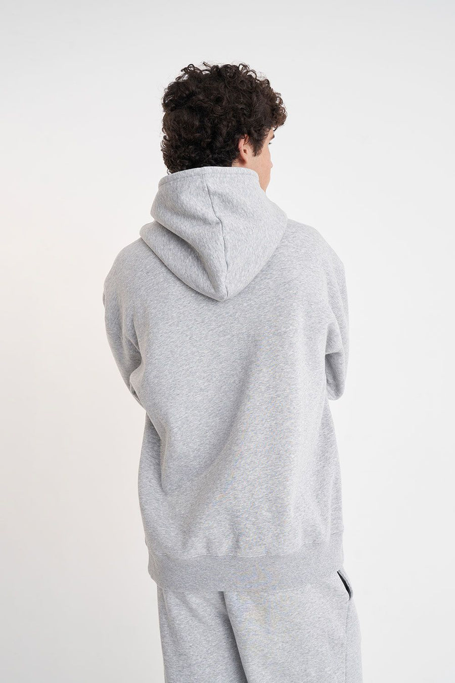 HUFFER MENS ARCADE HOOD/JUICY - GREY MARLE - WILDROSE