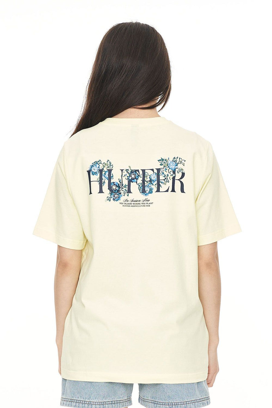 HUFFER RELAX TEE 220/GARDEN PARTY - LIMONCELLO - WILDROSE