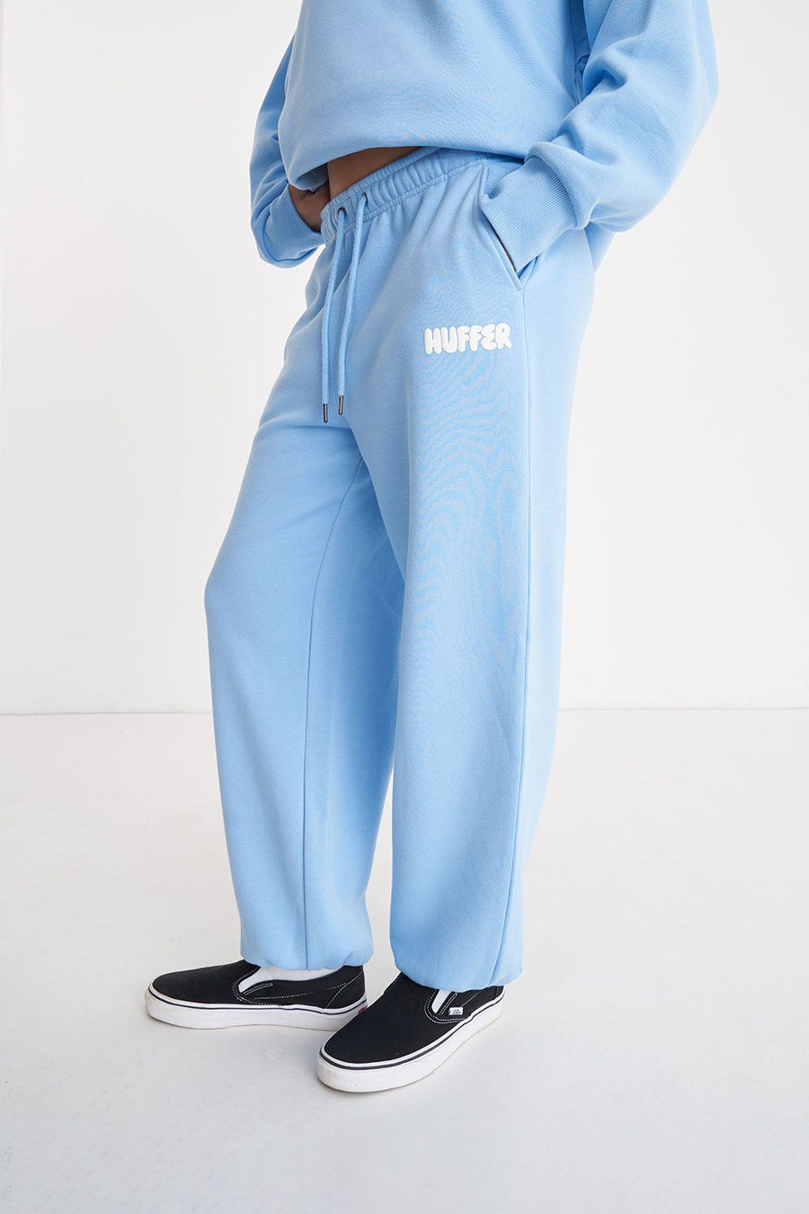 HUFFER WMNS ARCADE TRACKPANT/JUICY - GLACIER - WILDROSE