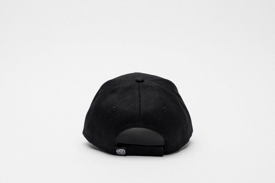 ROSE ROAD CAP - BLACK W BLACK ARCH