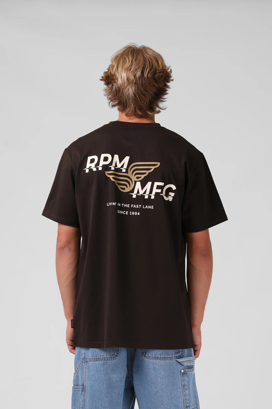 RPM FAST LANE TEE - ESPRESSO - WILDROSE