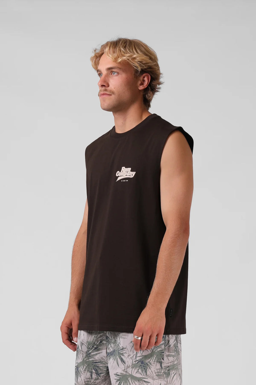 RPM COMPANY MUSCLE TEE - ESPRESSO - WILDROSE