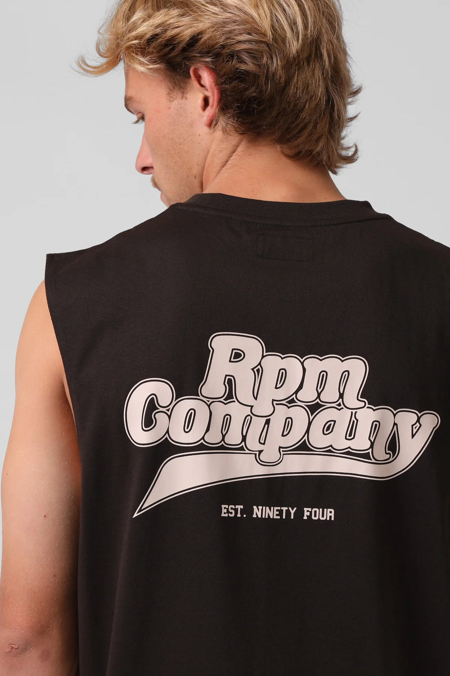 RPM COMPANY MUSCLE TEE - ESPRESSO - WILDROSE