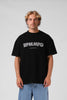 RPM SANDED APP OS TEE - BLACK - WILDROSE