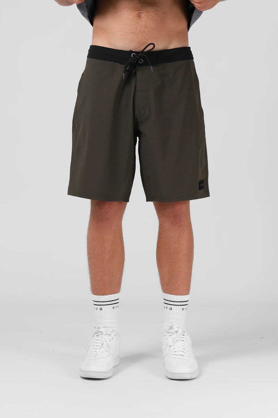 RPM STRETCH BOARDSHORT - KHAKI - WILDROSE