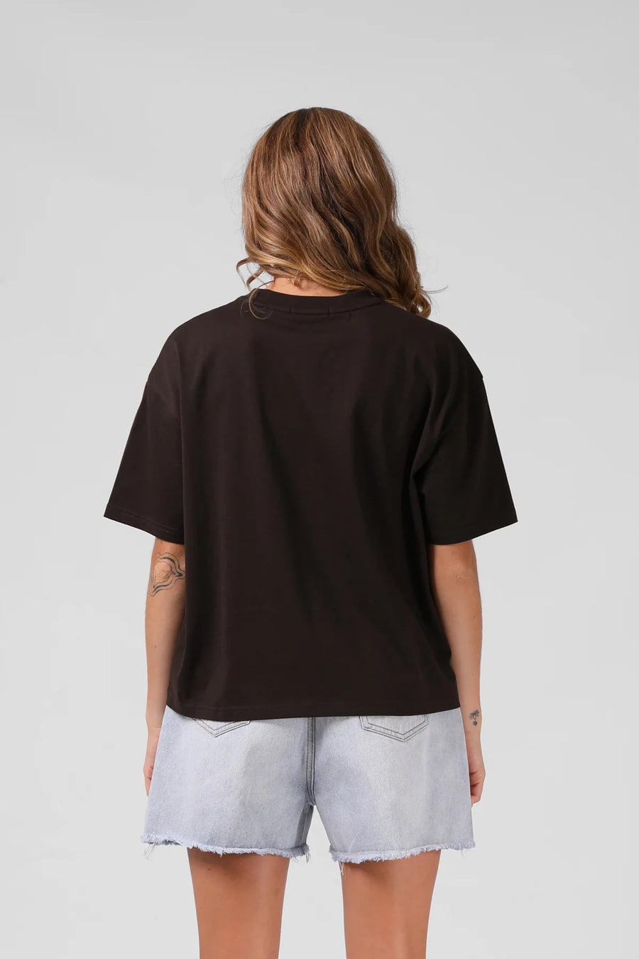 RPM SQUARE TEE - ESPRESSO - WILDROSE