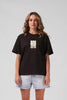 RPM FLOWER TEE - ESPRESSO - WILDROSE