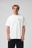 RPM V2 SANDED OS TEE - WHITE WILDROSE
