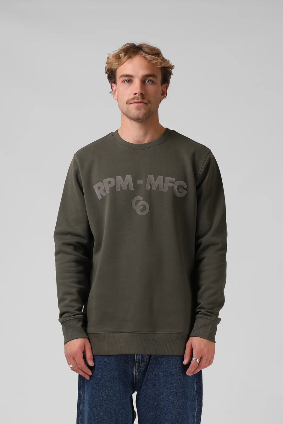 RPM LINK CREW - DUSTY OLIVE -WILDROSE