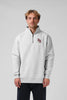 RPM TRACK 1/4 ZIP - WHITE MARL - WILDROSE