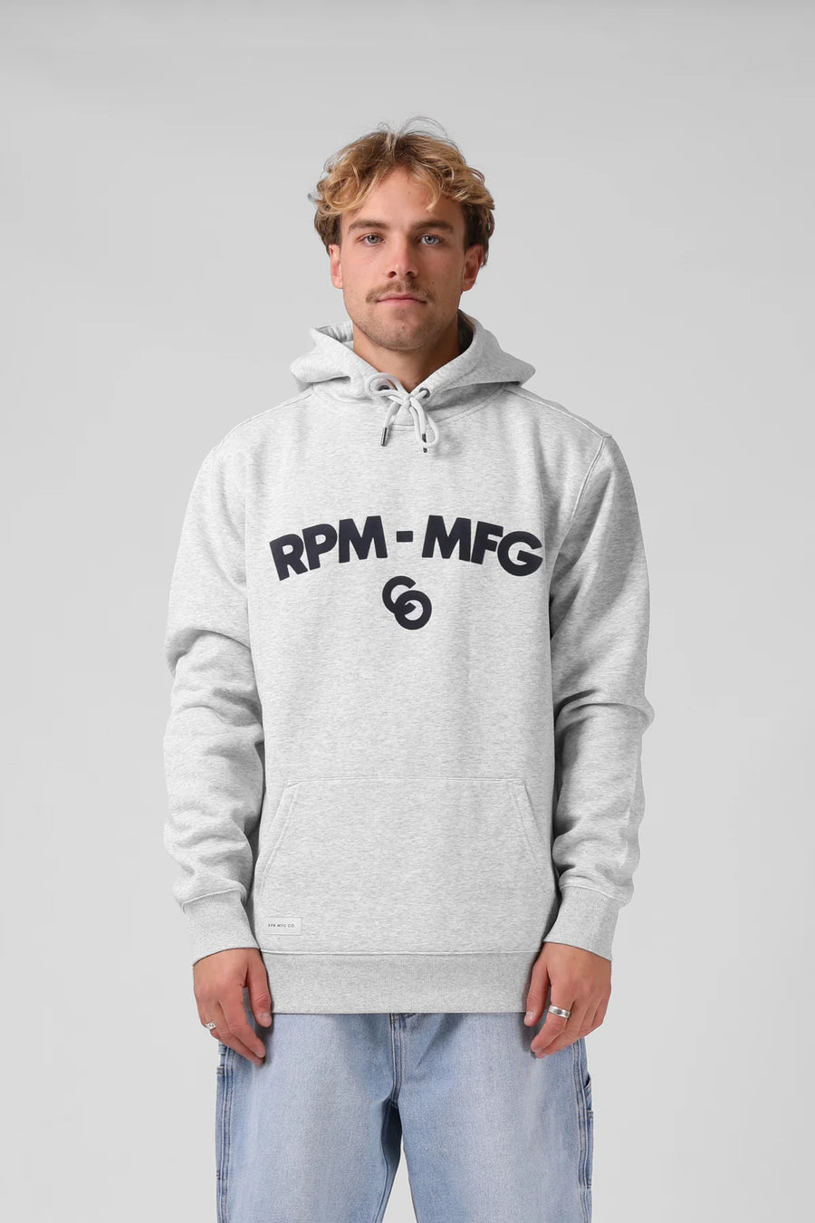 RPM LINK HOOD - WHITE MARL - WILDROSE