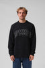 RPM SLOUCH VARSITY KNIT - BLACK MARL - WILDROSE