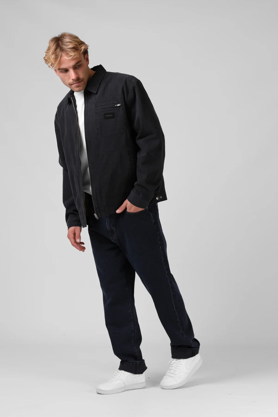 RPM WORKMANS JACKET - VINTAGE BLACK - WILDROSE