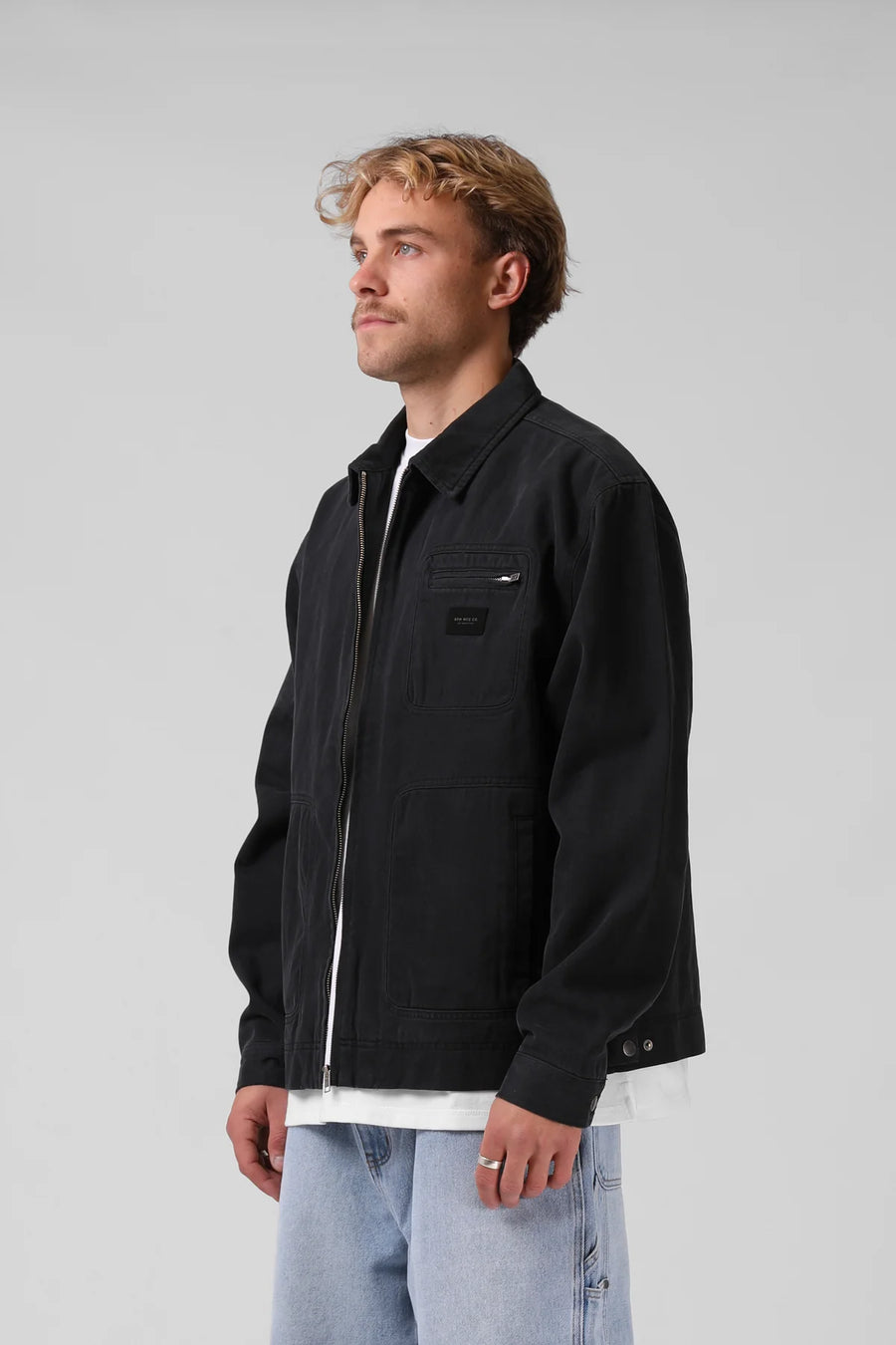 RPM WORKMANS JACKET - VINTAGE BLACK - WILDROSE